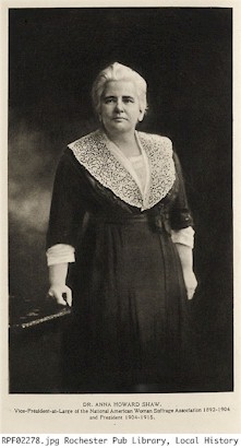 Anna Howard Shaw.