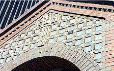 Brick and tile detail.