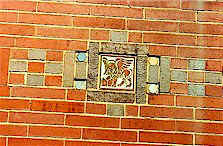 Brick and tile detail.