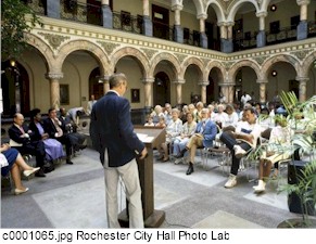 Readerfest at City Hall.