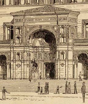 Courthouse entrance.