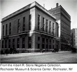 Chamber of Commerce Building and the new Archer Building.