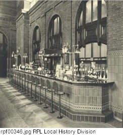 New York Central Railroad lunch counter.