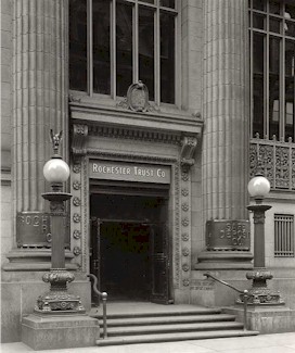 Bank exterior, 1938.