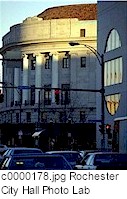 Eastman Theatre as seen from Chestnut Street.