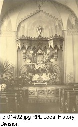 Altar at St. Luke's Church.
