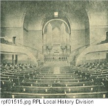 New Auditorium, Central Presbyterian Church.