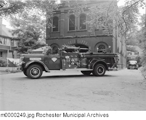 New Fire Department Pumper Truck.