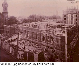 Federal Building under construction in 1887.