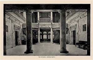 Interior of Third Monroe County Court House.
