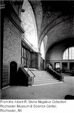 Interior of New York Central Station.