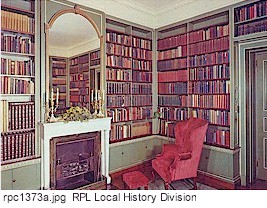 The library at George Eastman House.