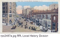 East Avenue, from Main Street, 1920.