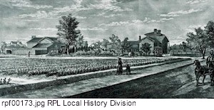 Grounds of Vicks Nursery.