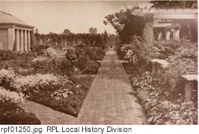 Part of the George Eastman Garden.