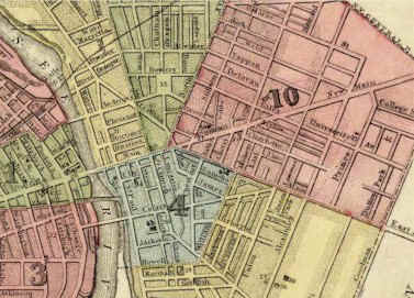 Map of City of Rochester, 1855.