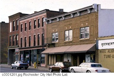 Commercial rehabilitation along West Main.