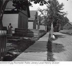 Arklow Street with city housing.