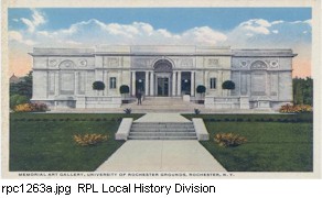 Memorial Art Gallery, Rochester, Built 1913 and based on the Malatesta Temple in Italy