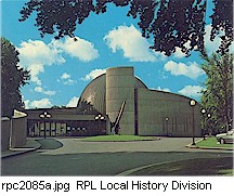 Strasenburgh Planetarium, Rochester, built 1968.